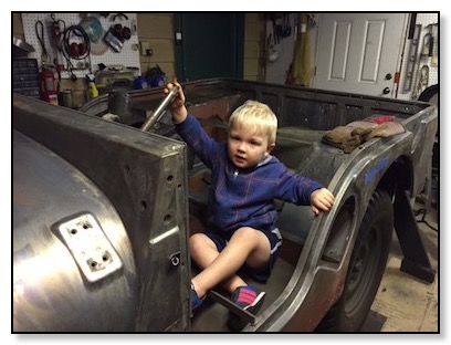 Danny in the Jeep