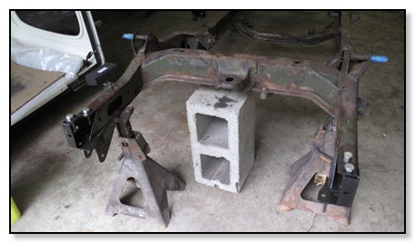 Photo of frame prep