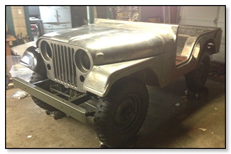 Photo of Jeep progress