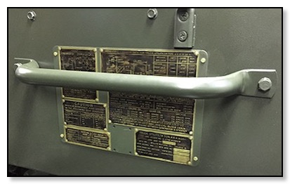 Photo of Dash Data Plate